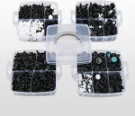 C0871 1115Pcs Car Push Retainer Clips & Auto Fasteners Assortment -32 Most Popular Sizes Nylon Bumper Fender Rivets