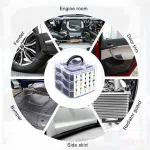 C0874 860Pcs Car Push Retainer Clips Assortment  Popular Sizes and Fasteners Remover for Toyota GM Ford Honda Chevy