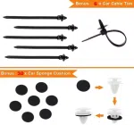 C0010 721Pcs Car Clips Auto Fasteners Bumper Push Trim Clips Pin Rivet  Kit  Retainer Plastic Auto Fastener & Clip
