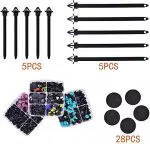 C0011 723Pcs Car Auto Plastic Retainer Clips Plastic Rivets Screw Panel Push Fastener and Car Door Clips Kit