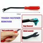 C0139 299Pcs 5-Tool Car Body Plastic Push Retainer Fasteners Fender Bumper & Rivet Screwdriver Auto Fastener & Clip