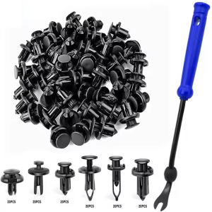 C0209 120Pcs Car Clips Auto Bumper Fastener & Clip Bumper Retainer Clips 6 Size