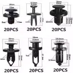 C0209 120Pcs Car Clips Auto Bumper Fastener & Clip Bumper Retainer Clips 6 Size