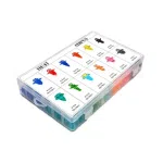 C0298 420Pcs Car Clips Body Plastic Push Retainer Pin Clips Fender Bumper Fastener Rivet Screwdriver Bumper Clips