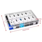 C0300 555Pcs Manufacture Wholesale Plastic Rivets Fastener Fender Bumper Push Pin Clips Fastener Kit