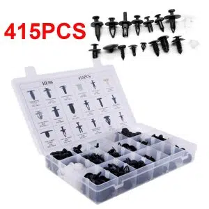 C0301 415Pcs 18 Size Auto Fastener Clip Car Retainer Kit Door Trim Panel Clips for Ford Chrysler Toyota Camry Honda Nissan Mazda