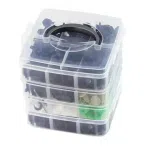 C0311 620Pcs Car Push Retainer Clips &Auto Fasteners Remover Assortment Car Body Fixed Clip Bumpers Plastic Pin Rivets Set