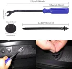 C0530 447Pcs Auto Body Fastener Rivet Clip Kit Car Clips Set With Push Retainer Clips Fastener Remover Auto Trim Removal Tool