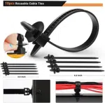 C0550 680Pcs Car Plastic Automotive Push Retainer Door Panel Trim Clips & Auto Body Fasteners Assortment Fender Rivet Bumper