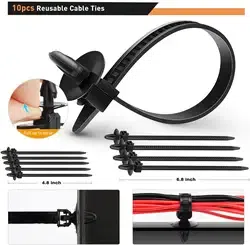 C0550 680Pcs Car Plastic Automotive Push Retainer Door Panel Trim Clips & Auto Body Fasteners Assortment Fender Rivet Bumper