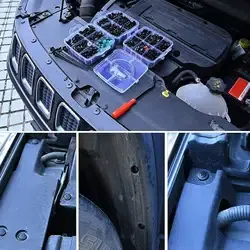 C0550 680Pcs Car Plastic Automotive Push Retainer Door Panel Trim Clips & Auto Body Fasteners Assortment Fender Rivet Bumper