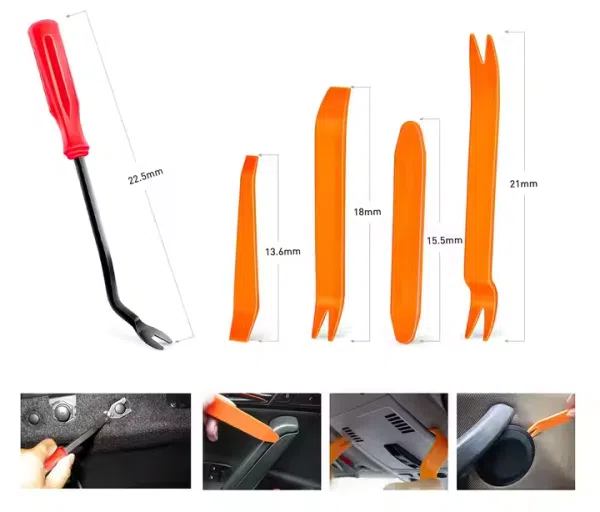 C0550 680Pcs Car Plastic Automotive Push Retainer Door Panel Trim Clips & Auto Body Fasteners Assortment Fender Rivet Bumper