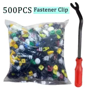 C0773 500Pcs Clips Car Body Plastic Push Pin Rivet Trim Moulding Fastener Screwdriver Kit