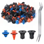 C1061 120pcs Car Clips Push Retainer Bumper Fastener Bumper Fender Liner 90189-06065 Compatible 75495-35010 75397-35010 90189-06013