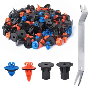 C1061 120pcs Car Clips Push Retainer Bumper Fastener Bumper Fender Liner 90189-06065 Compatible 75495-35010 75397-35010 90189-06013