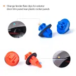 C1061 120pcs Car Clips Push Retainer Bumper Fastener Bumper Fender Liner 90189-06065 Compatible 75495-35010 75397-35010 90189-06013