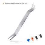 C1061 120pcs Car Clips Push Retainer Bumper Fastener Bumper Fender Liner 90189-06065 Compatible 75495-35010 75397-35010 90189-06013