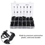 C0604 330Pcs  Car Retainer Clips Auto Fasteners Push Trim Clips Pin Rivet Bumper Kit