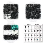 C0370 821Pcs Universal Car Clips Kit Plastic High Quality Car Bumper Fasteners Auto Clips Automotive Push Pin