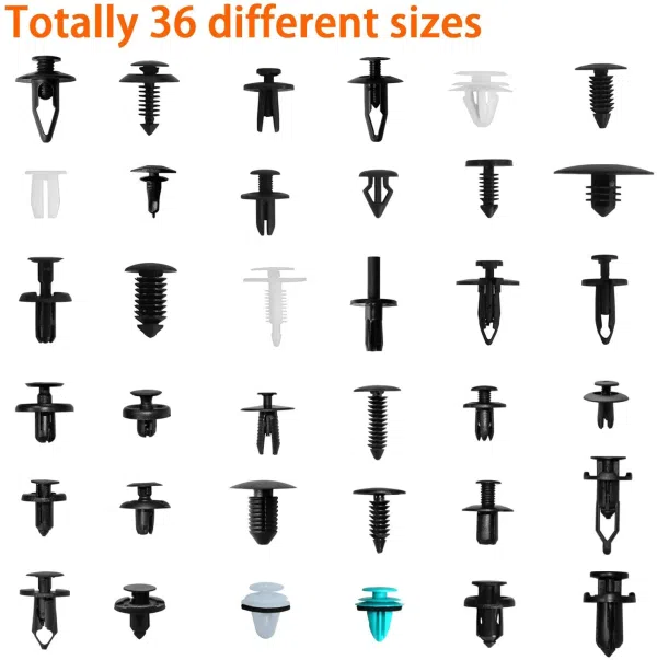 C0340 715Pcs Fastener Remover & 32 Car Door Panel Trim Clips Kit Car Retainer Clips Fasteners Cars Body Kits Plastic Material