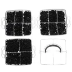 C0730 635Pcs Car Clips Push Retainer Bumper Clips Auto Fastener & Clip 16 Most Popular Size Nylon Bumper Fender Rivets
