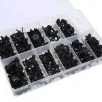 C0012 350Pcs Auto Retainer Clips Universal Car Body Plastic Push-holder Screwdriver Accessories Nylon Material Faster Repair