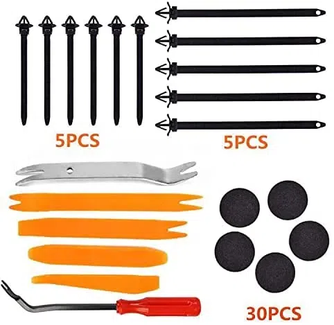 C0329 726Pcs Car Push Plastic Retainer Clips Tailgate Handle Rod Clip with Auto Rivets Fasteners Kit Plastic Push Rivets