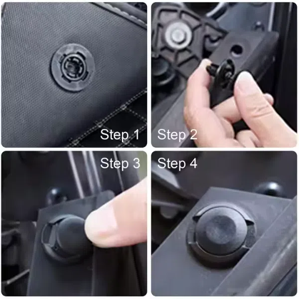 146Pcs Nylon Bumper Shield Retainer Clips Universal Auto Body Shield Retainer Fastener Clip Assortment- Fastener Remover