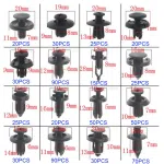 C0730 635Pcs Car Clips Push Retainer Bumper Clips Auto Fastener & Clip 16 Most Popular Size Nylon Bumper Fender Rivets