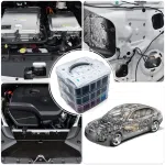 C0370 821Pcs Universal Car Clips Kit Plastic High Quality Car Bumper Fasteners Auto Clips Automotive Push Pin