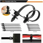 C0336 650Pcs Car Retainer Clips Auto Fasteners  Plastic Push Trim Pin Rivet Bumper Kit USA