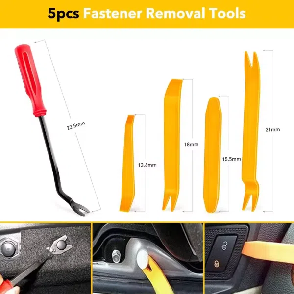 C0297 645Pcs Auto Fastener Clip Kit Car Retainer Plastic Fasteners Push Trim Clips Pin Rivet Bumper Condition New Wholesale