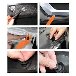 C0710 760Pcs Car Push Retainer Clips -16 Most Popular Sizes Car Door Trim Panel Clips Plastic Push Rivets