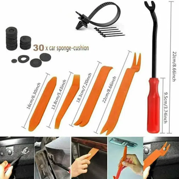 C0427 750Pcs Car Clips Nylon Auto Bumper Fastener Push Retainer Trim Clips Pin Rivet Bumper Clips
