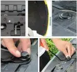 C0006 421Pcs Car Clips Body Trim Clips Retainer Bumper Clips Rivets Screw Panel Push Retainers Set Bumper Fastener
