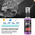 C0686 100ML 3 in 1 Car Nano Ceramic Coating Polishing Spraying Wax Forpolish Car Wash Fortify Quick Coat Polish & Sealer