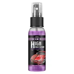 C0686 100ML 3 in 1 Car Nano Ceramic Coating Polishing Spraying Wax Forpolish Car Wash Fortify Quick Coat Polish & Sealer