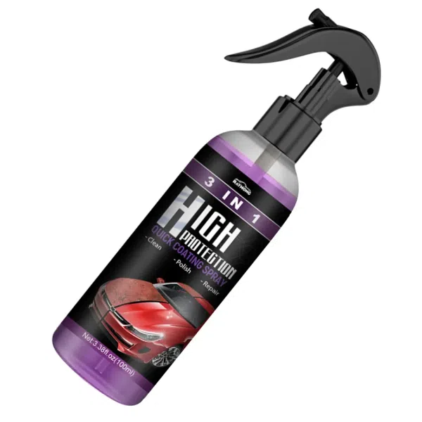 C0686 100ML 3 in 1 Car Nano Ceramic Coating Polishing Spraying Wax Forpolish Car Wash Fortify Quick Coat Polish & Sealer