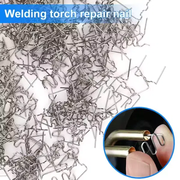 1000Pcs 0.8mm Hot Staples Plastic Welding Wave Stapler for Car Bumper Repair Kit