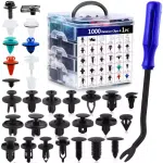 1001Pcs Car Push Retainer Clips 30 Sizes Fasteners Automotive Plastic Clips Auto Push Pin Rivets Set with Blue Fastener Remover