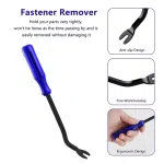 1001Pcs Car Push Retainer Clips 30 Sizes Fasteners Automotive Plastic Clips Auto Push Pin Rivets Set with Blue Fastener Remover