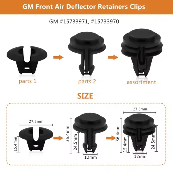 1001Pcs Car Bumper Clips Shield Retainer Clips Plastic Rivets Automotive Push Pins Assortment Xmas Tree Fasteners Kit