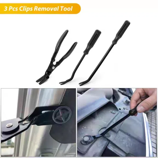 102Pcs Trim Removal Tool Set Panel Fastener Clips Removal Automotive Plastic Upholstery Pliers Removal Install Car Tool