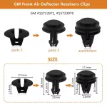 1050Pcs Car Clips Bumper Clips Shield Retainer Clips Plastic Rivets Automotive Push Pins Assortment Xmas Tree Fasteners Kit