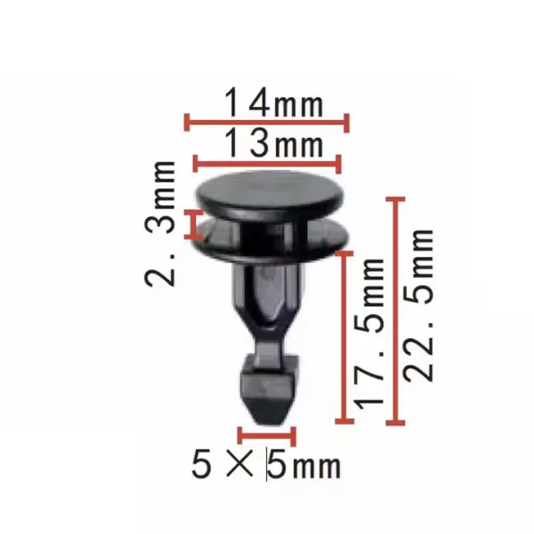 10Pcs Car Engine Bulkhead Cover Striker Retainer Clips for Hon Da
