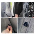 120Pcs Car Bumper Push Retainer Clips & Nylon Fasteners Rivet Kit 6mm 7.6mm 8mm 8.8mm 10mm Door Trim Panel Clips