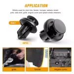 120Pcs Car Bumper Push Retainer Clips & Nylon Fasteners Rivet Kit 6mm 7.6mm 8mm 8.8mm 10mm Door Trim Panel Clips