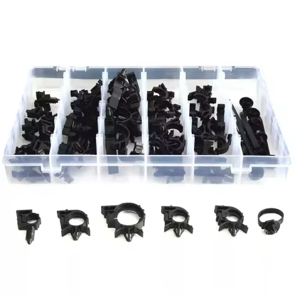 126Pcs Car Wire Harness Routing Clip Retainer Clips for Hon Da Maz Da Fo Rd Che Vrolet