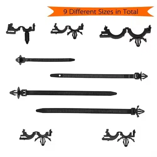 126Pcs Car Wire Harness Routing Clip Retainer Clips for Hon Da Maz Da Fo Rd Che Vrolet