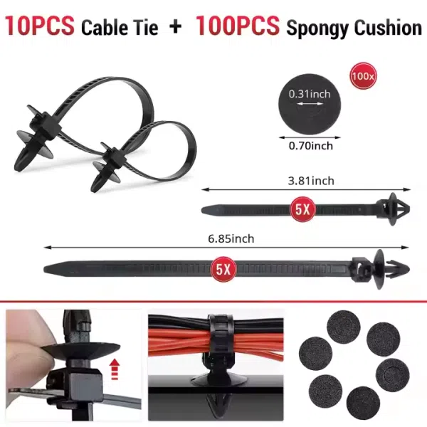 1305Pcs Auto Push Pins Car Plastic Rivets Fasteners Push Retainer Kit 34 Sizes Push Pin Rivets Set Door Trim Panel Fender Clips